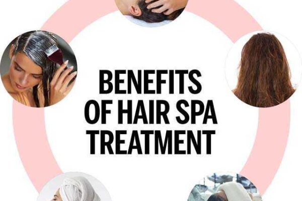 benefits of hair spa treatment infographic